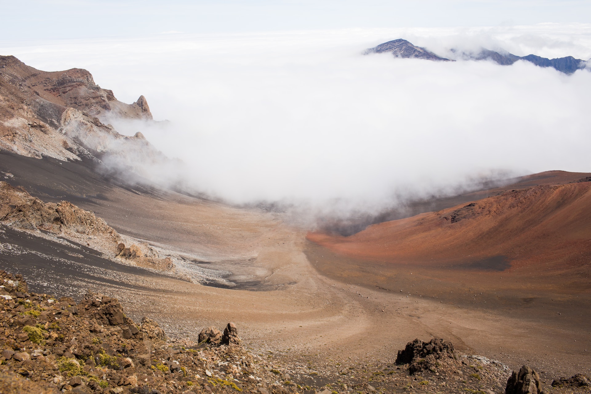 mist at Haleakala Crater